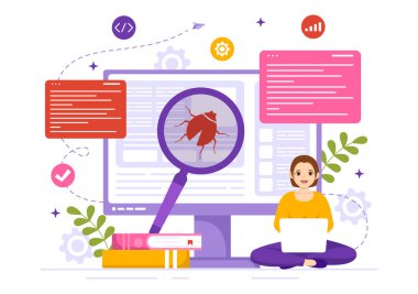 Elle Çizilmiş Şablonlarda Uygulama Mühendisliği, Hata Ayıklama Geliştirme Süreci, Programlama ve Kodlama ile Yazılım Deneme Vektörü İlülasyonu
