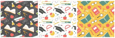 Şablon El Çizim Çizimi Çizim Çizimi Çizimindeki Mutlu Öğretmen Kusursuz Desensiz Tasarım Biçimi Elementleri