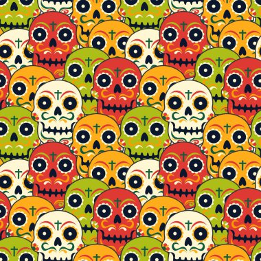Dia de Muertos, Meksika Tasarımında Ölüler Günü ve İskelet Elemanlarıyla Kusursuz Şekillendirme