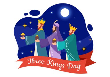 Epifani Hıristiyan Festivalinde Dünyaya gelişinden bu yana İsa 'nın İlahiyetiyle ilgili Üç Krallar Günü' nün vekil illemesi kutlu olsun.