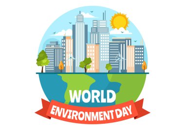 Yeşil Ağaç ve Hayvanlarla Dünya Çevre Günü Resimleri Gezegeni Kurtarmak İçin Ormanda veya Düz Arkaplanda Dünyanın Bakımı İçin