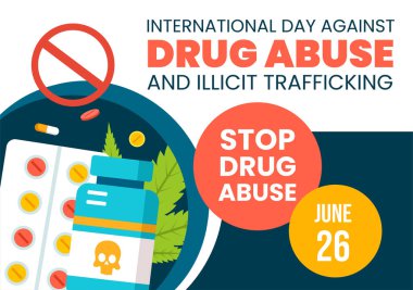 Uyuşturucu Tacizi ve Kaçakçılığı Sosyal Medya Sabit Arkaplan Çizer El Çizim Şablonları