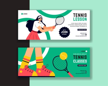 Tenisçi Spor Bayrağı Düz Çizgi Film El Çizimi Şablonlar Arkaplan ResimleriName