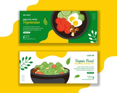 Vejetaryen Günü Yatay Sancak Düz Çizim El Şablonları Çizim Arkaplan Çizimi