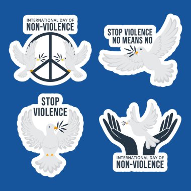Şiddet Karşıtlığı Günü Flat Ele Çizim Şablonları Arkaplan Resimleri