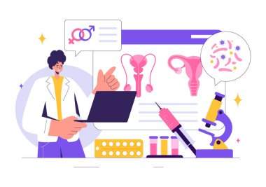 Dermatolojik hastalıkların teşhisi, cinsel yolla bulaşan enfeksiyonlar ve arka plandaki bakteriyel enfeksiyonlar için zührevi teşhisler