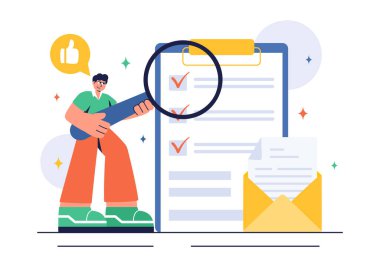 Saat Ayarları, Görev Planlama, Eğitim Faaliyetleri ve Düz Çizgi Film Biçimi Arkaplanında Zamanlamayla Zaman Yönetiminin Vektör Resmedilmesi