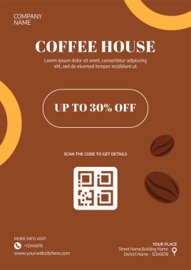 Kahve Günü Sosyal Medya Pilotu Çizer El Şablonları Çizim Arkaplan Çizimi