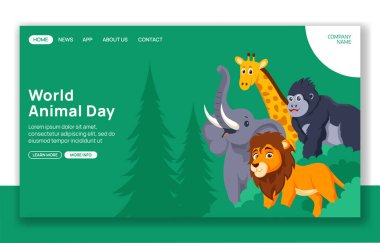 Dünya Hayvan Günü Sosyal Medya İniş Sayfası Çizer El Şablonları Çizim Arkaplan Resimleri