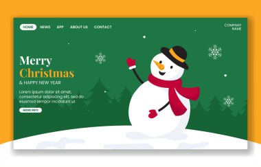 Mutlu Noeller Sosyal Medya İniş Sayfası El Çizimi Şablonları