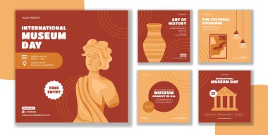 Uluslararası Müze Günü Sosyal Medya Sonrası İllüstrasyon Kutlaması