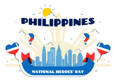 Filipinler Kahramanları Günü Ulusal Kahramanların Vatansever Bayrak ve Kurdelesiyle Anma ve Onurlandırma Günü Kutlaması