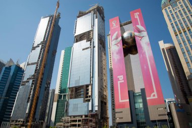 Doha, Katar - 7 Ekim 2022: Katar Borsası