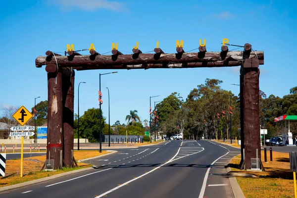 Manjimup Town Entrance Austrália Ocidental — Fotografia de Stock