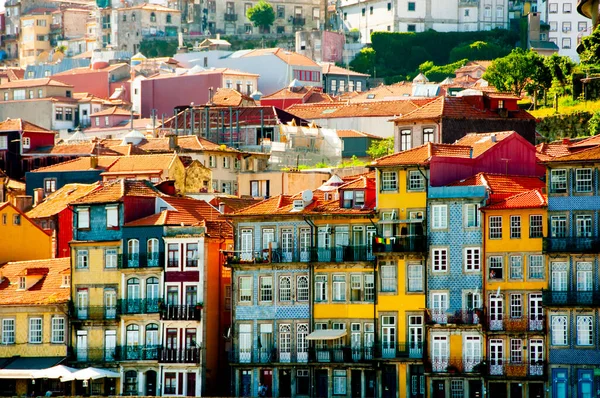Renkli Apartmanlar Porto Portekiz — Stok fotoğraf