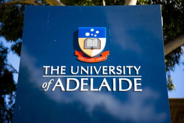 Adelaide, Avustralya - 1 Mayıs 2022: Adelaide Üniversitesi 1874 yılında kuruldu