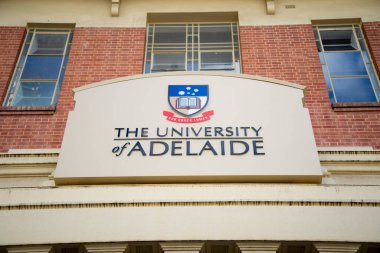 Adelaide, Avustralya - 1 Mayıs 2022: Adelaide Üniversitesi 1874 yılında kuruldu