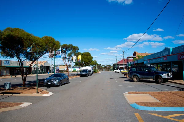 Southern Cross Austrália Abril 2022 Empresas Locais Rua Principal Antares — Fotografia de Stock
