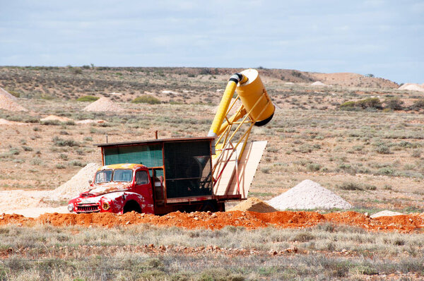 Blower for Opal Mining - Coober Pedy - Australia