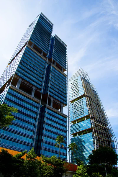Kontorsbyggnader Singapore City — Stockfoto