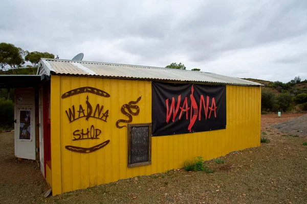 stock image Blinman, Australia - April 25, 2022: Wadna Shop with locally made crafts and souvenirs