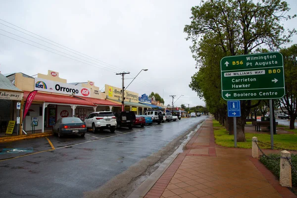 Orroroo Australia Abril 2022 Calle Principal Pequeña Ciudad Orroroo — Foto de Stock