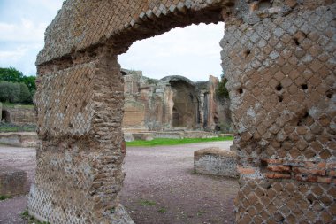 Hadrian Villa 'nın kalıntıları - İtalya