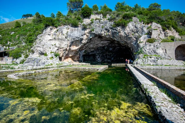 Caverna Sperlonga Tiberio Ruins Itália — Fotografia de Stock