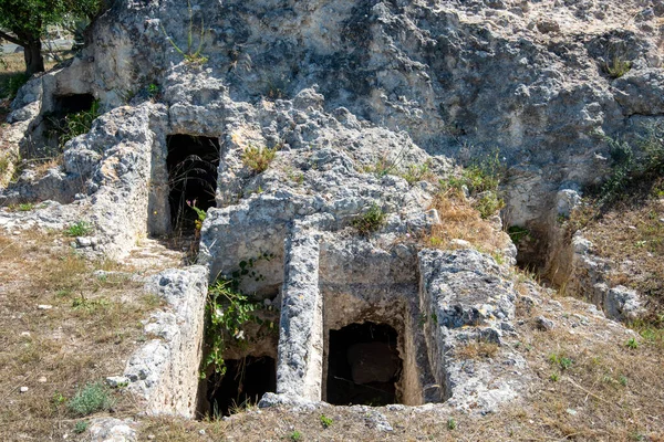 Tuvixeddu Necropolis Κάλιαρι Ιταλία — Φωτογραφία Αρχείου