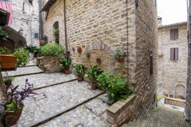 Pedestrian Caddesi - Spello - İtalya