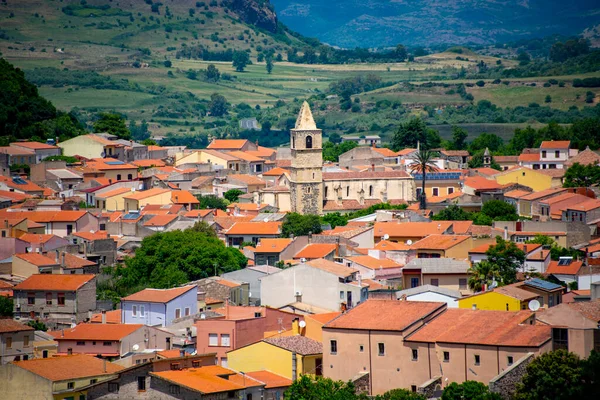 Stadt Padria Sardinien Italien — Stockfoto