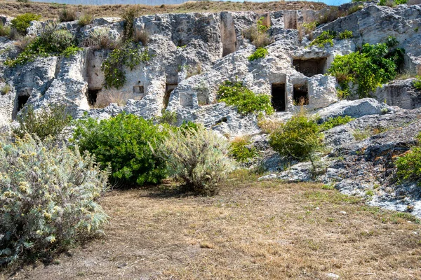 Tuvixeddu Necropolis Cagliari Olaszország — Stock Fotó