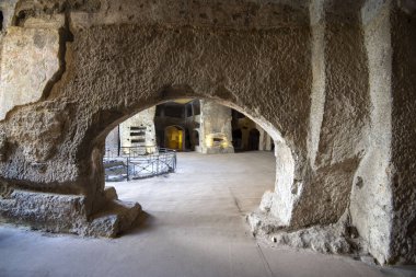 San Gennaro 'nun yeraltı mezarları Napoli, İtalya
