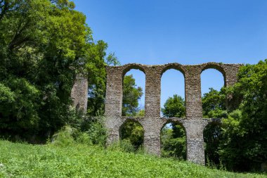 Antica Monterano 'nun kalıntıları - İtalya