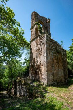 Antica Monterano 'nun kalıntıları - İtalya