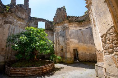 Antica Monterano 'nun kalıntıları - İtalya