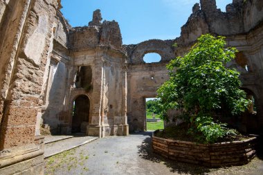 Antica Monterano 'nun kalıntıları - İtalya