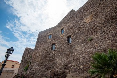 Castelsardo 'daki Doria Kalesi - Sardunya - İtalya