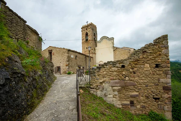 Mittelalterliches Schloss Roccascalegna Italien — Stockfoto