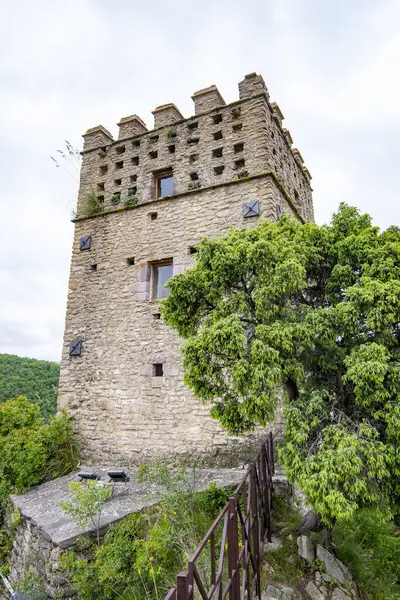 Mittelalterliches Schloss Roccascalegna Italien — Stockfoto