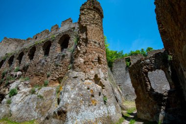 Antica Monterano 'nun kalıntıları - İtalya