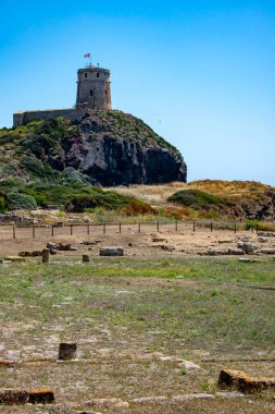Nora Kulesi veya Sant 'Efisio - Sardunya - İtalya