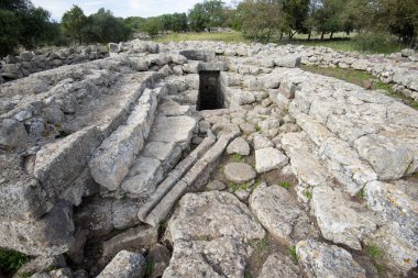 Santa Vittoria 'nın Nuragic Mabedi - Sardunya - İtalya