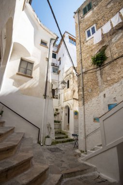 Sperlonga 'daki Pedestrian Caddesi - İtalya