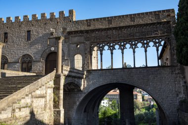 Viterbo 'daki Papa Sarayı - İtalya