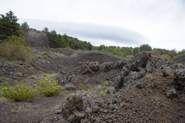 Etna Dağı Lav Tarlaları - İtalya