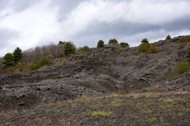 Etna Dağı Lav Tarlaları - İtalya