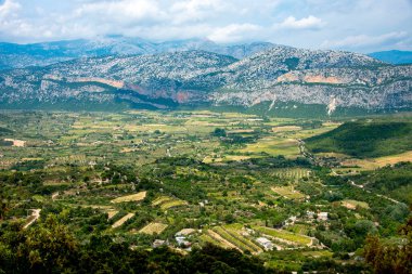 Nuoro 'daki Tarım Alanları - Sardunya - İtalya