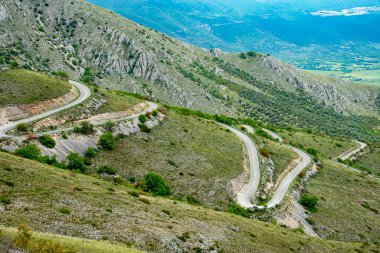 SP 98 Zig Zag Dağı Yolu, Abruzzo - İtalya