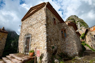 San Severino di Centola Ortaçağ Köyü - İtalya